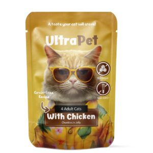 פאוץ אולטרה פט עוף לחתול 85 גרם