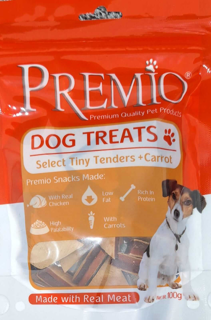 גר 100חטיף רך לכלב עם כבד עוף וגזר \ Premio