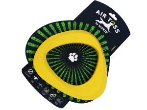 אמפט צעצוע צף לכלב אייר טוז משחק זריקה – צהוב