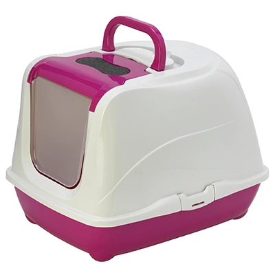 שירותים סגורים לחתול עם פתח עליון ג’מבו