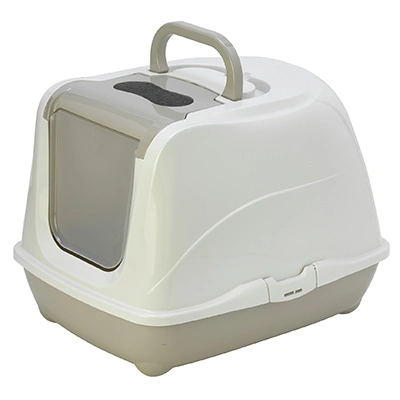 שירותים סגורים לחתול עם פתח עליון ג’מבו