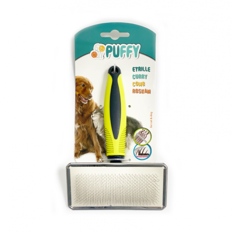 מברשת סיכות רחבה לניקוי הפרווה