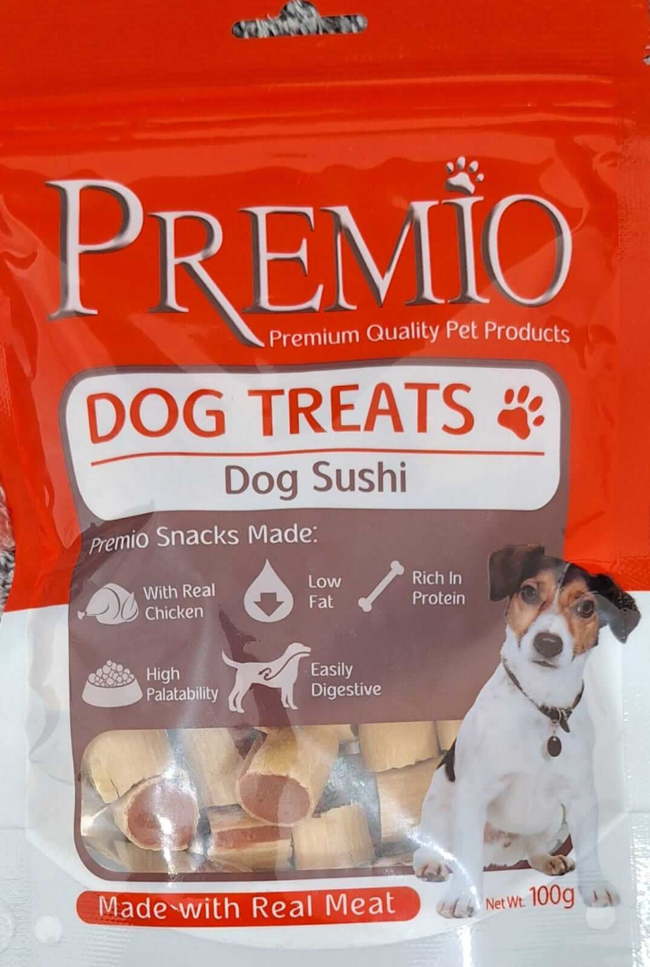 חטיף לכלב פרמיו סושי לכלב 100 גרם \ Premio