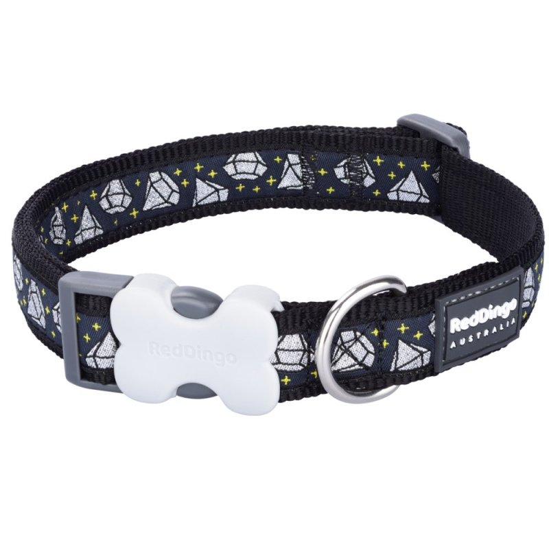 רד דינגו קולר לכלב S שחור יהלום